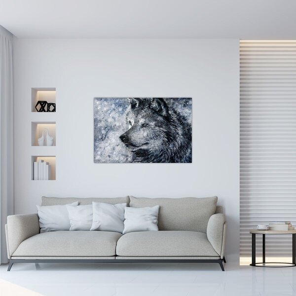 Slika - Crtani vuk (90x60 cm)