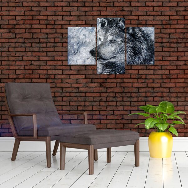 Slika - Crtani vuk (90x60 cm)
