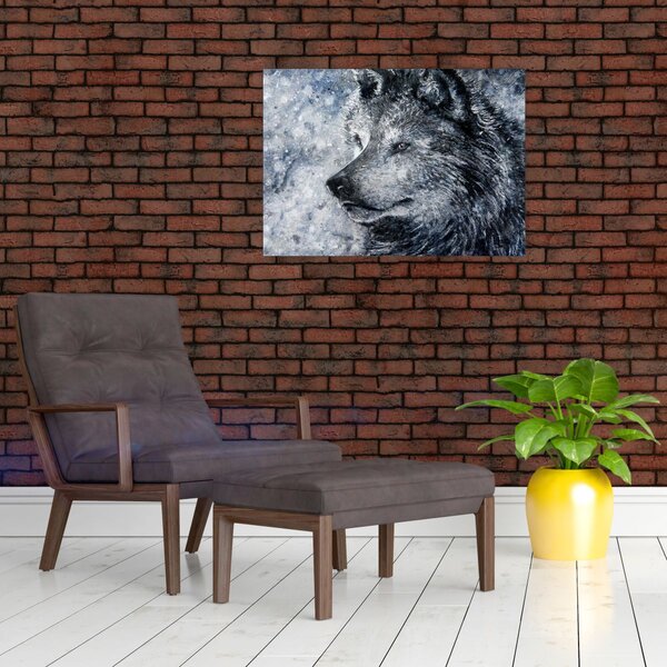 Slika - Crtani vuk (70x50 cm)