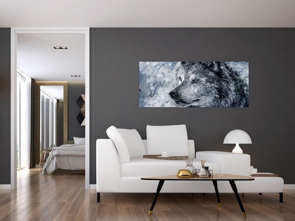 Slika - Crtani vuk (120x50 cm)