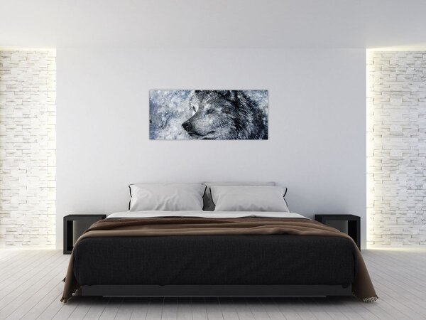 Slika - Crtani vuk (120x50 cm)