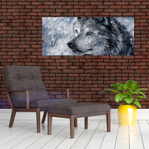 Slika - Crtani vuk (120x50 cm)