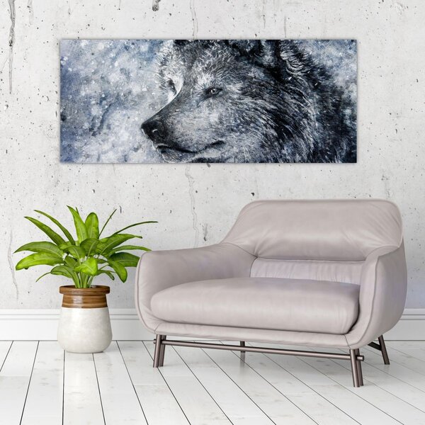 Slika - Crtani vuk (120x50 cm)