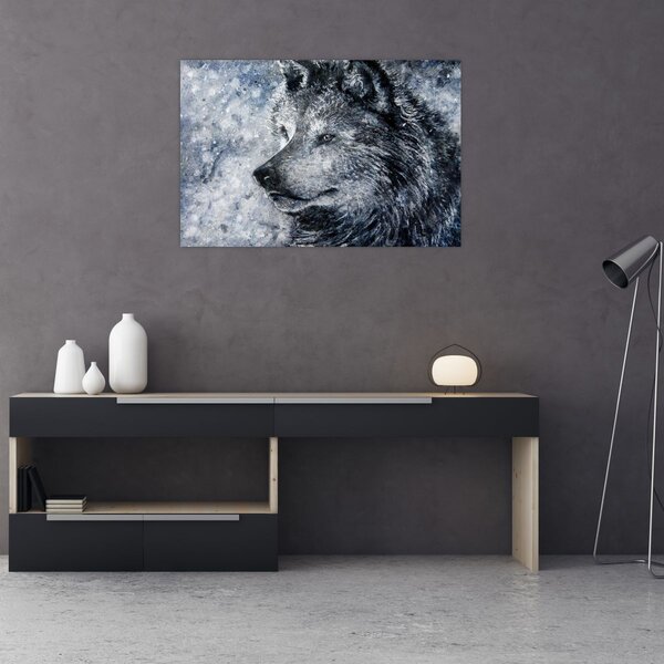 Slika - Crtani vuk (90x60 cm)
