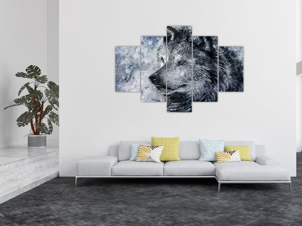 Slika - Crtani vuk (150x105 cm)