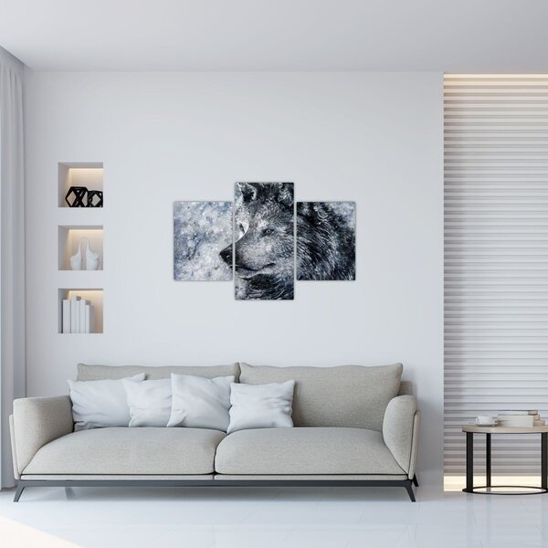 Slika - Crtani vuk (90x60 cm)