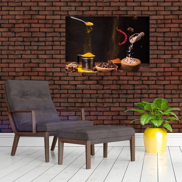 Slika - Začini u pokretu (90x60 cm)