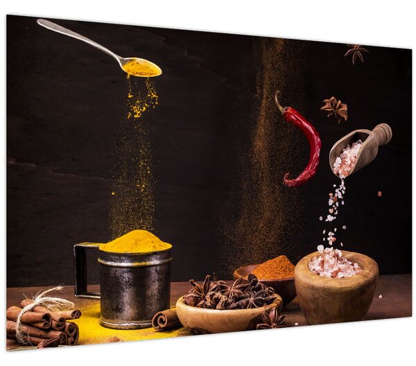 Slika - Začini u pokretu (90x60 cm)