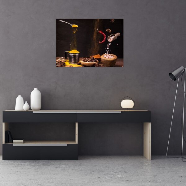 Slika - Začini u pokretu (70x50 cm)
