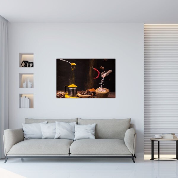Slika - Začini u pokretu (90x60 cm)