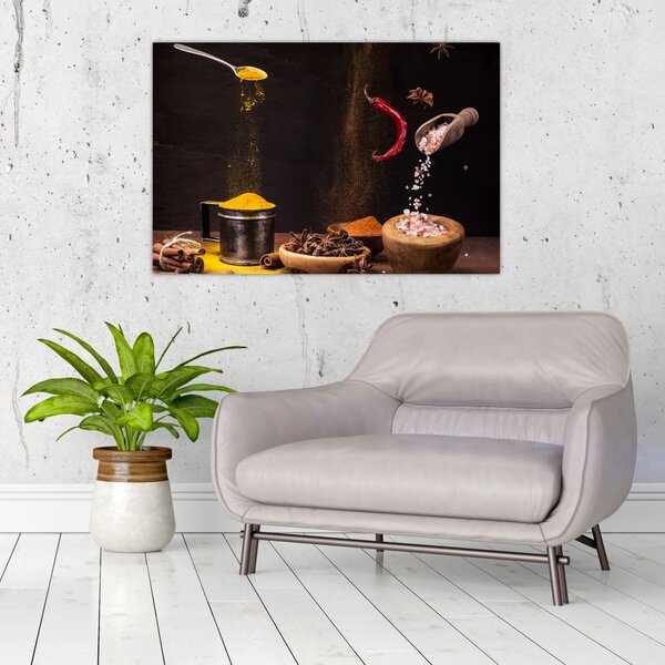Slika - Začini u pokretu (90x60 cm)