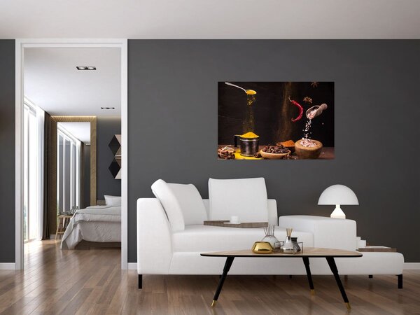 Slika - Začini u pokretu (90x60 cm)