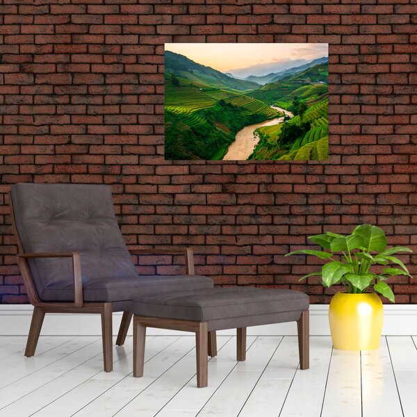 Slika - Rižine terase II. (70x50 cm)