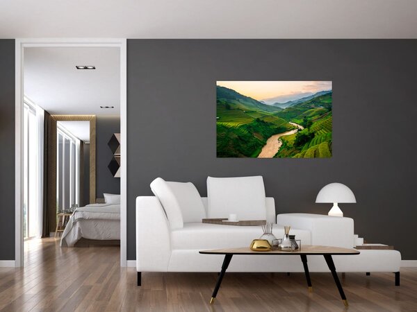 Slika - Rižine terase II. (90x60 cm)