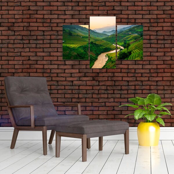 Slika - Rižine terase II. (90x60 cm)