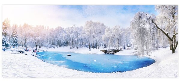Slika - Ledeno jezero (120x50 cm)