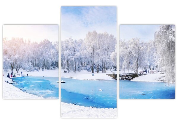 Slika - Ledeno jezero (90x60 cm)