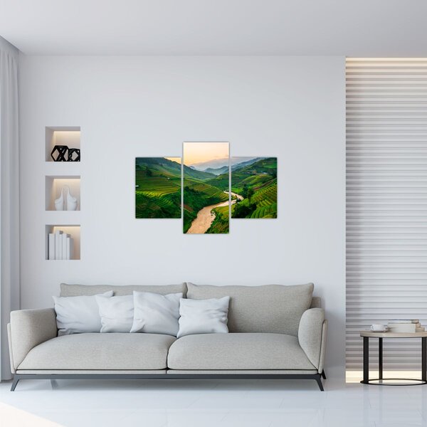 Slika - Rižine terase II. (90x60 cm)