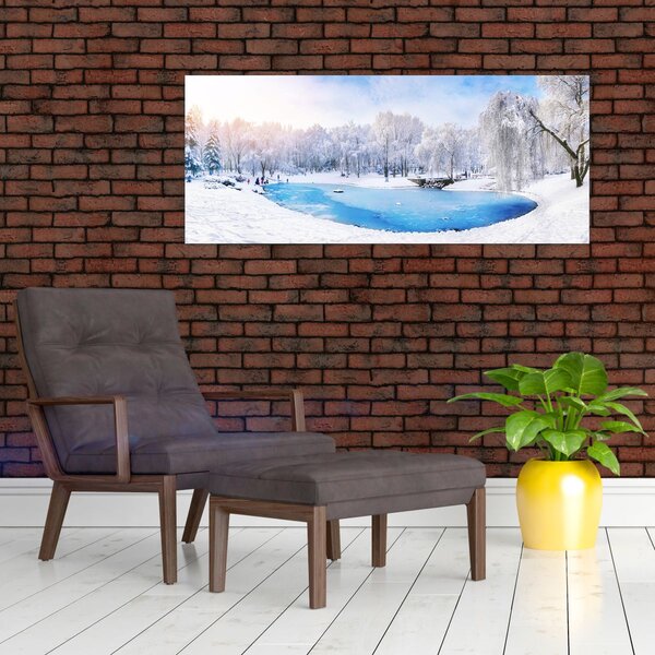 Slika - Ledeno jezero (120x50 cm)