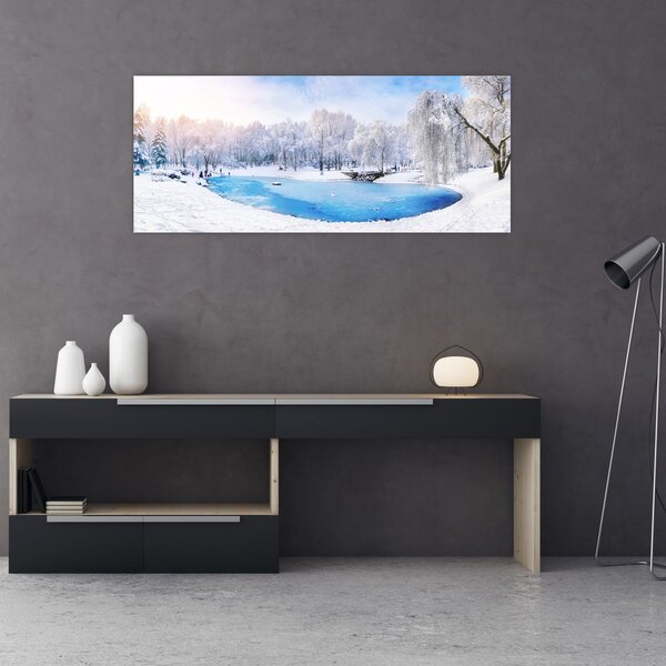 Slika - Ledeno jezero (120x50 cm)