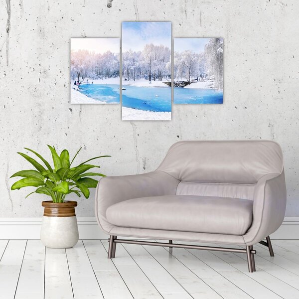 Slika - Ledeno jezero (90x60 cm)