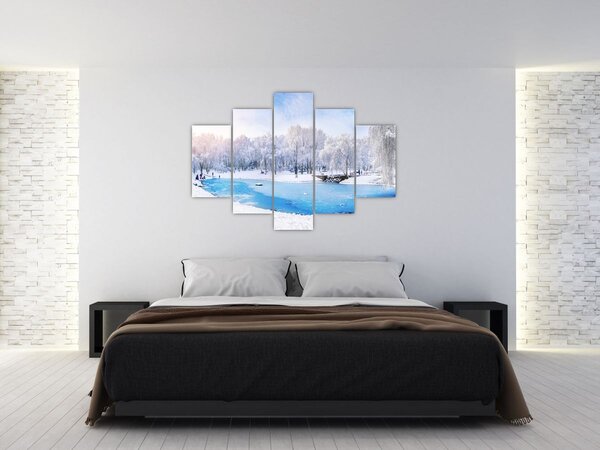 Slika - Ledeno jezero (150x105 cm)