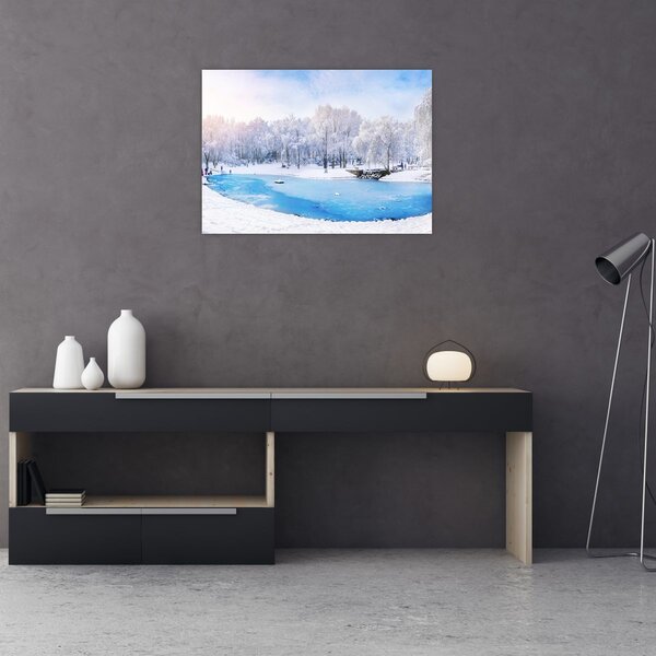 Slika - Ledeno jezero (70x50 cm)