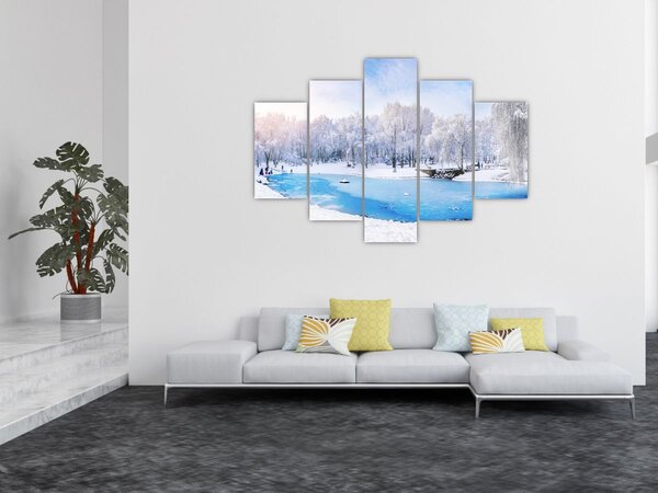 Slika - Ledeno jezero (150x105 cm)