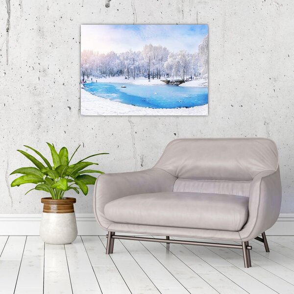 Slika - Ledeno jezero (70x50 cm)