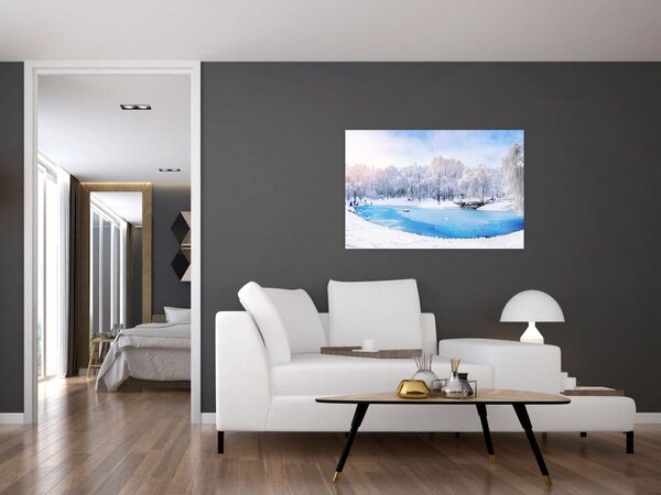 Slika - Ledeno jezero (90x60 cm)