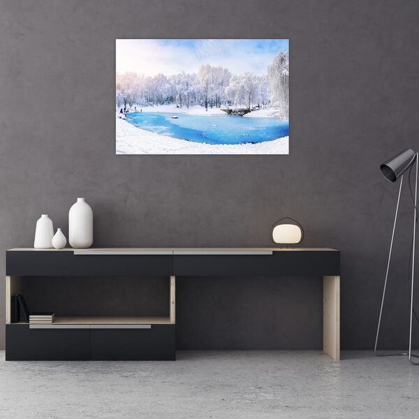 Slika - Ledeno jezero (90x60 cm)