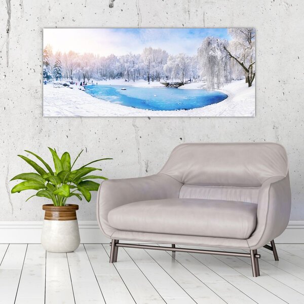 Slika - Ledeno jezero (120x50 cm)