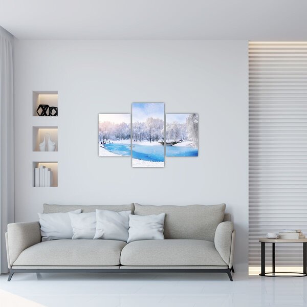 Slika - Ledeno jezero (90x60 cm)