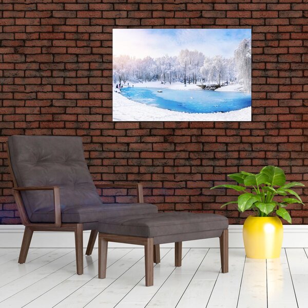 Slika - Ledeno jezero (90x60 cm)