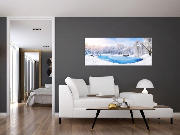 Slika - Ledeno jezero (120x50 cm)