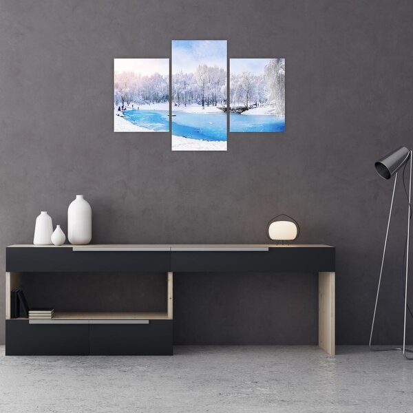 Slika - Ledeno jezero (90x60 cm)