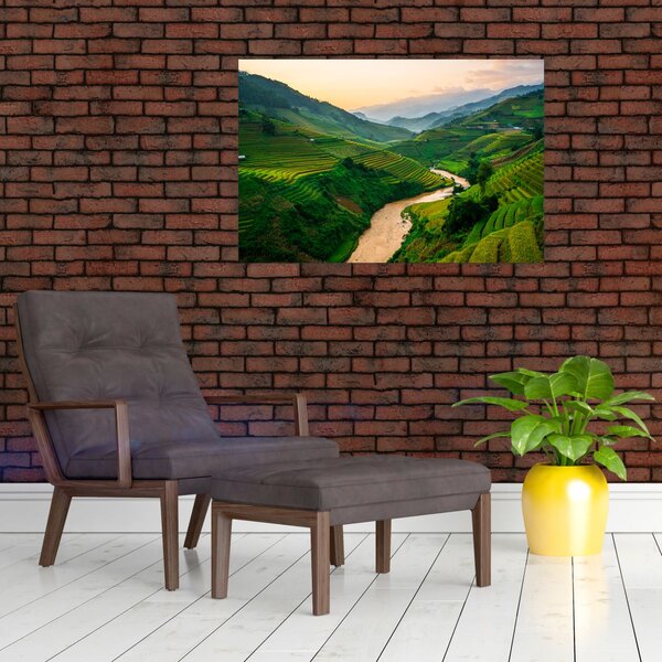 Slika - Rižine terase II. (90x60 cm)