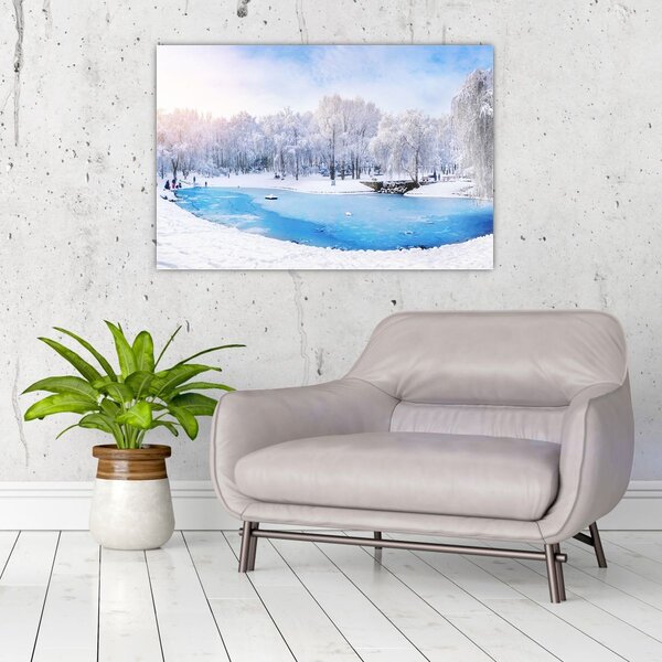 Slika - Ledeno jezero (90x60 cm)