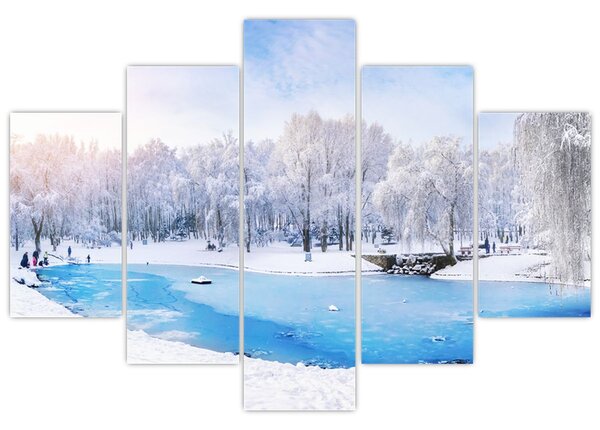 Slika - Ledeno jezero (150x105 cm)