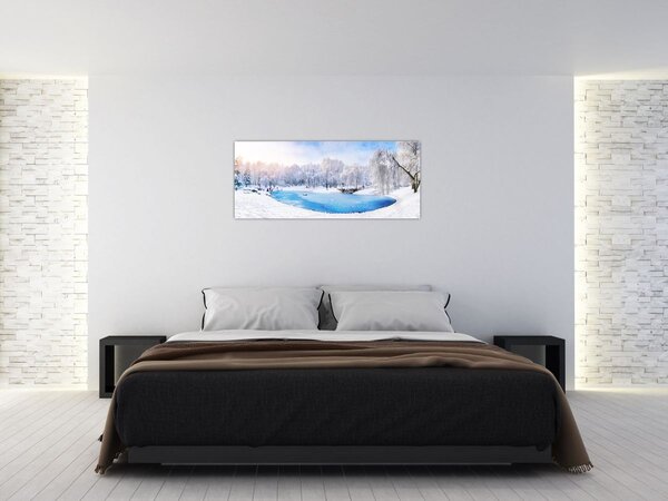 Slika - Ledeno jezero (120x50 cm)