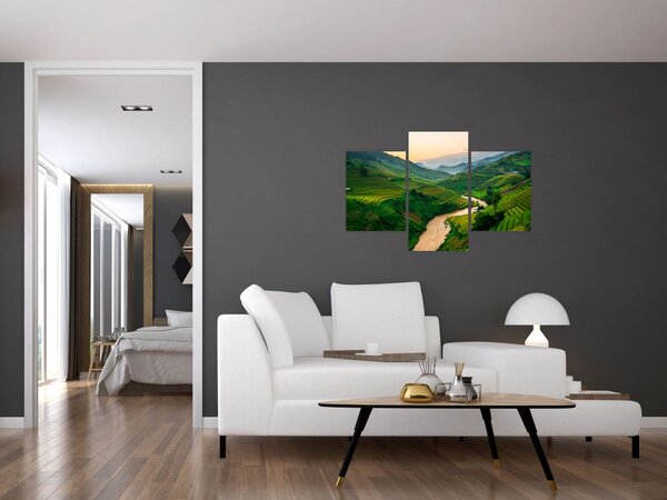 Slika - Rižine terase II. (90x60 cm)