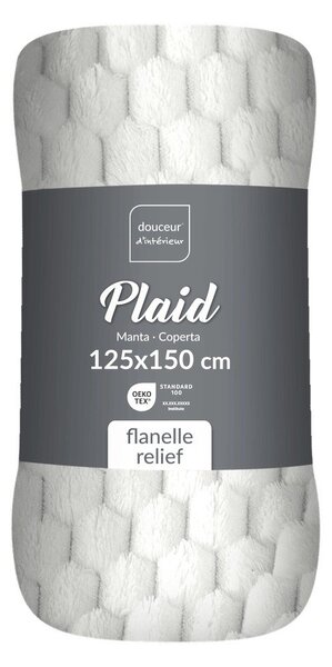 Krem deka od mikroflanela 125x150 cm Mini Frosty – douceur d'intérieur