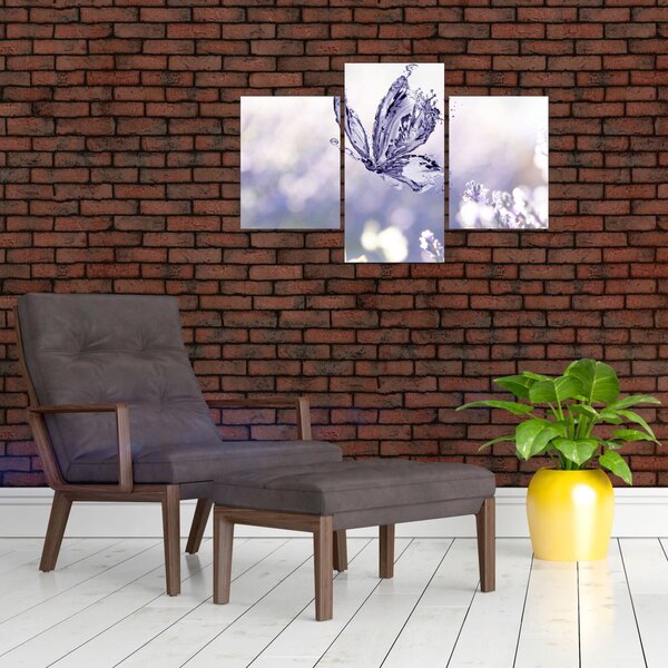 Slika - Leptir i lavanda (90x60 cm)