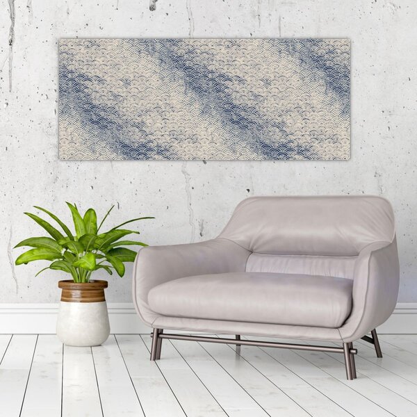 Slika - Valoviti uzorak (120x50 cm)