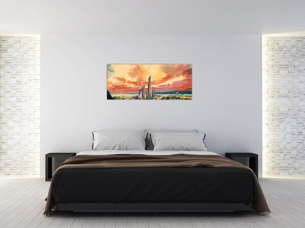 Slika - Oslikani grad (120x50 cm)