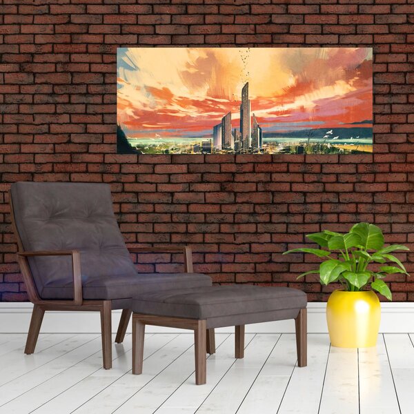 Slika - Oslikani grad (120x50 cm)