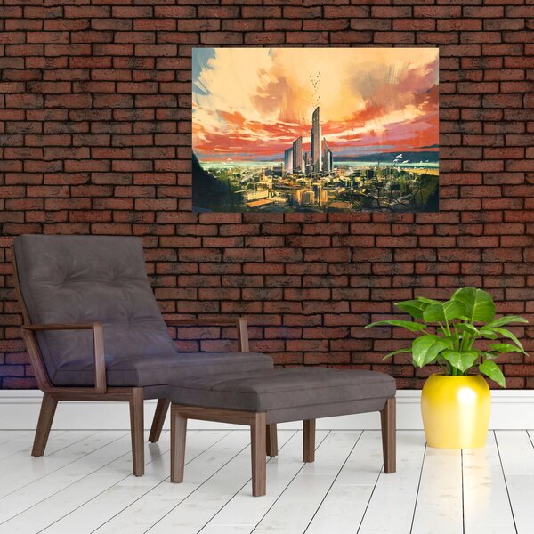 Slika - Oslikani grad (90x60 cm)