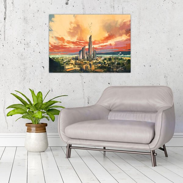 Slika - Oslikani grad (70x50 cm)