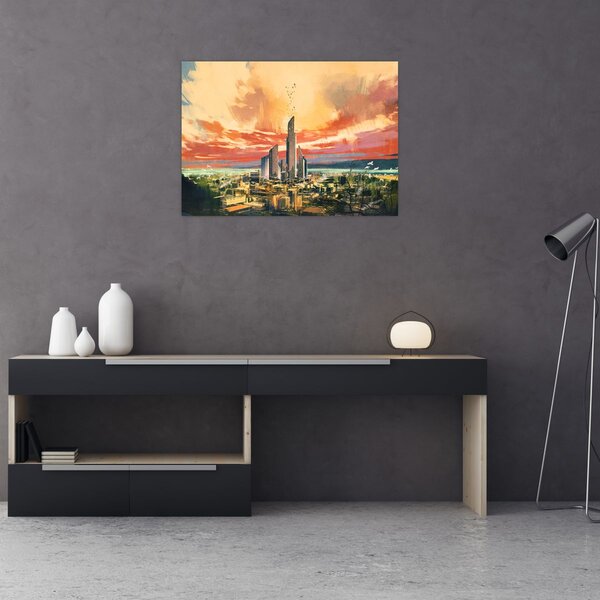 Slika - Oslikani grad (70x50 cm)