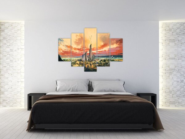 Slika - Oslikani grad (150x105 cm)